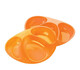 Tommee Tippee Section Plates X 2 (Orange) image number 1